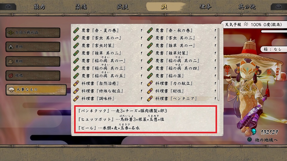 天穂のサクナヒメ ミルテは勉強家3の進め方 えすてろゲーム研究所 天穂のサクナヒメ ミルテは勉強家3の進め方 えすてろゲーム研究所